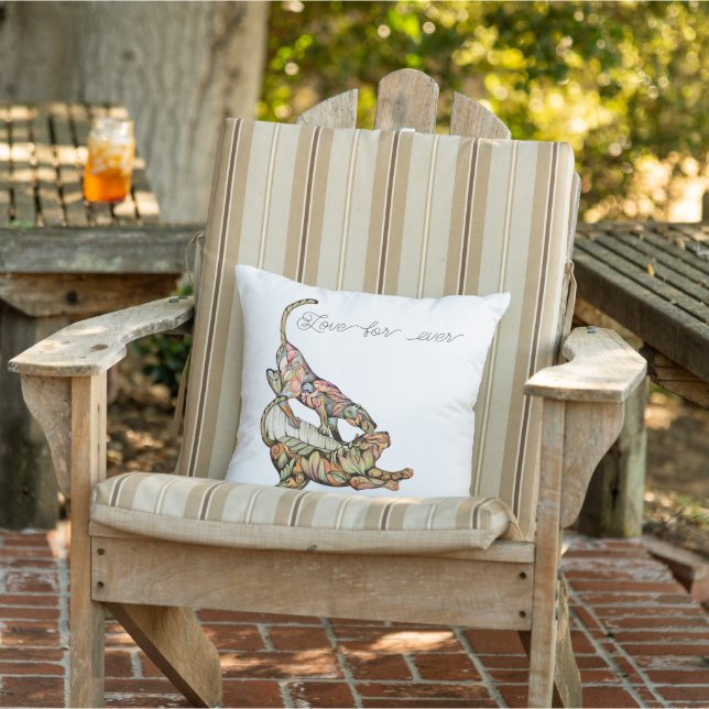 Almofada Amor pela dança dos tigres (Cadeira)