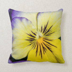 Almofada Amor perfeito roxo e amarelo