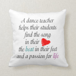 Almofada Amor personalizado para ensinar a dança - dance o