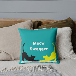 Almofada Amor Personalizado Pelo Gato Divertido Citação Azu