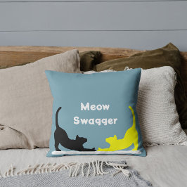 Almofada Amor Personalizado Pelo Gato Divertido Citação Azu