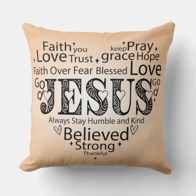 Almofada Amor por Jesus (Frente)