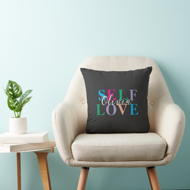 Almofada Amor próprio personalizado (Cadeira)