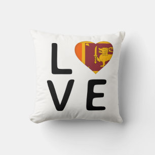 Almofada Amor - Sinalizador do Sri Lanka