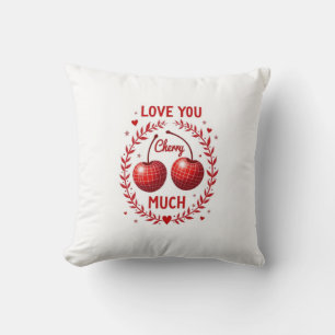 Almofada Amor Você Cereja Muito Travesseiro