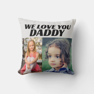 ALMOFADA AMOS O TRAVESSEIRO DECORATIVO DE FOTOGRAFIA PAI