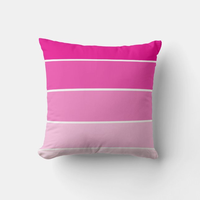 Almofada Amostras cor-de-rosa-claro (Frente)