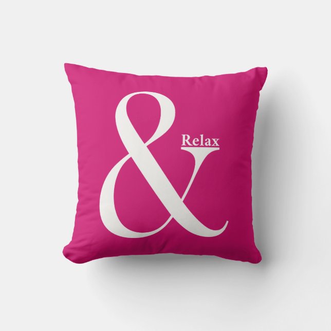 Almofada Ampersand E Relaxe (Frente)