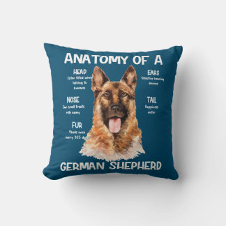 Almofada Anatomia De German shepherd Para Cachorros