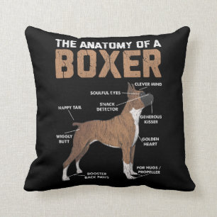 Almofada Anatomia de um Pet Lover Boxer