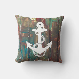 Almofada ANCHOR abstrato + ROPE