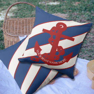 Almofada Anchor Marinho, Casa de Praia Azul Náutica