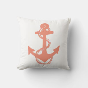 Almofada ANCHOR náutico-chic de dois lados