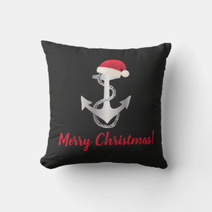 Almofada ANCHOR náutico e Santa Hat