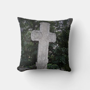 Almofada Ancião Stone Cross Photo Cushion