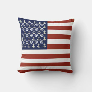 Almofada Ancoragem/roda/faixa de bandeira americana do navi