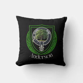 Almofada Anderson Scottish Clan Crest