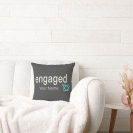 Almofada Anéis de Noivado Casais Festa de Despedida de Solt