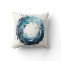 anel abstrato de aquarela
