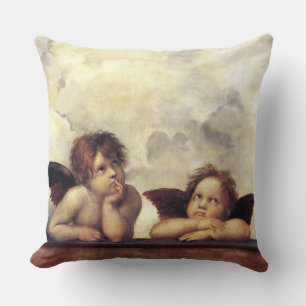 Almofada ANGELS/Cherubs alados, Nuvens Raffaello Sanzio
