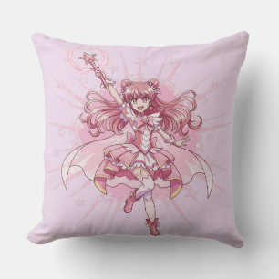 Almofada Animação de Transformação de Garota Mágica Encanta