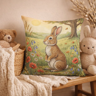 Almofada Animais da Floresta de Coelho Adorável