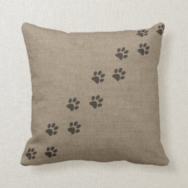 Almofada Animais de estimação Pawprints no design do efeito