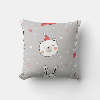 Almofada Animais de inverno festivos