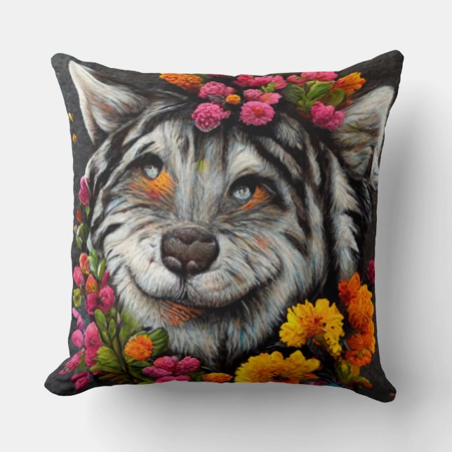 Almofada Animais incríveis travesseiro decorativo bonito (Frente)