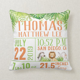 Almofada Animais Safari Selvagens Aposta Nurserrinho