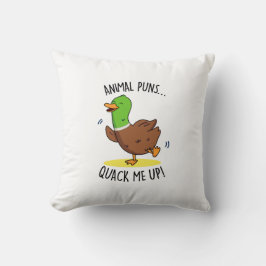 Almofada Animal Puns Me Enche Engraçado Pun