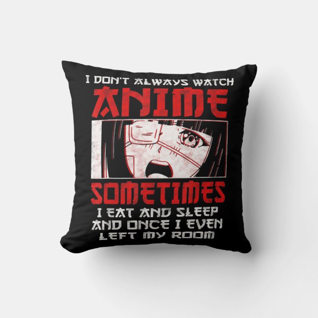 Almofada Anime Art Lover Para Meninas Mulheres Rapazes Anim (Frente)