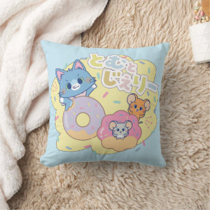 Almofada Anime as Delícias da Rosquinha com Tom, Jerry e Tu