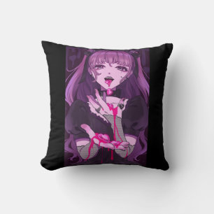 Almofada Anime Girl Kawaii Waifu - Estética japonesa Otaku