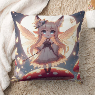 Almofada Anime Girl Pixie Hippie Moon Fairy