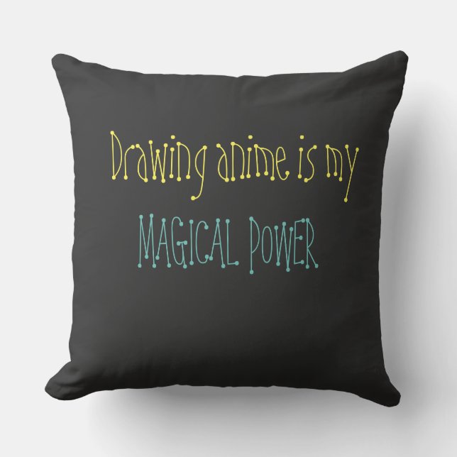 Almofada Anime Magic - Travesseiro decorativo (Frente)