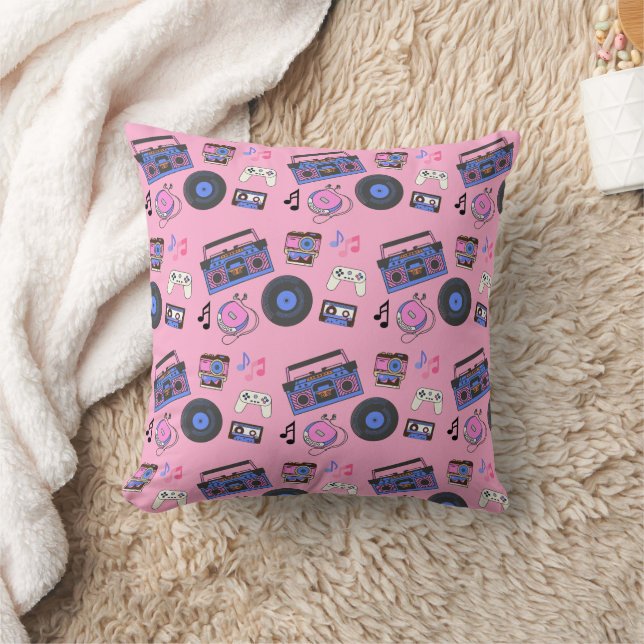 Almofada Aniversário da Era Música de 1980 (Cobertor)