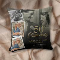 Aniversário de 50 anos de Casamento Colagem de 5 F