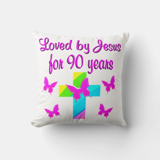 ALMOFADA ANIVERSÁRIO DE 90 DE DEUS (Frente)