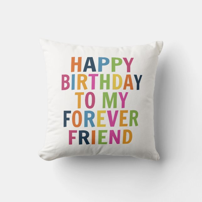 Almofada Aniversário de Amigos  (Frente)