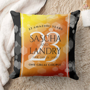 Almofada Aniversário de Casamento Imperial Topaz