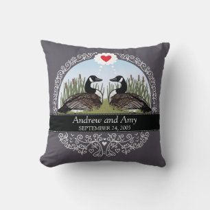 Almofada Aniversário de Data de Casamento Personalizado, Ga