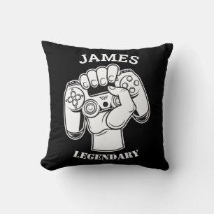 Almofada Aniversário do Geek de Jogos Engraçado Personaliza