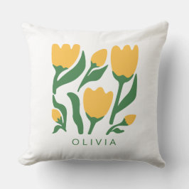 Almofada Aniversário Floral Escandinavo Personalizado