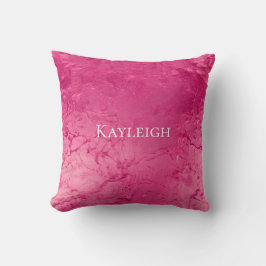 Almofada Aniversário Rosa Chic Glam Feminino