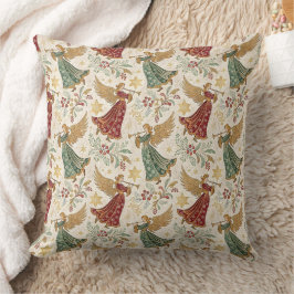 Almofada Anjos de Natal Vintage