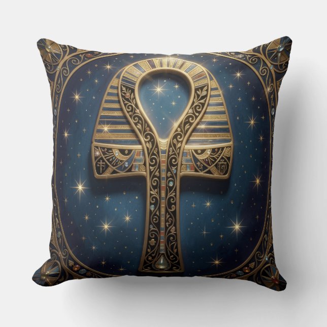 Almofada Ankh Symbol Meaning – Key of Life´10 (Frente)