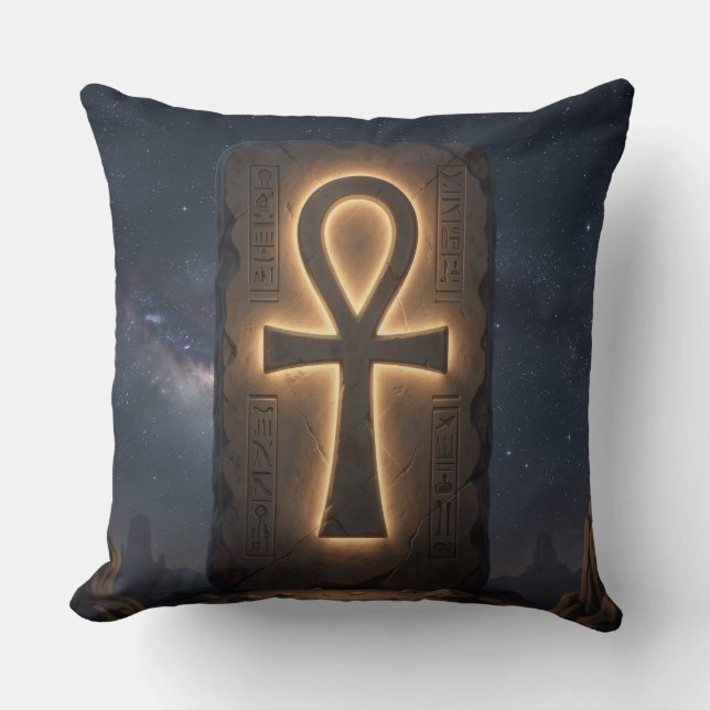 Almofada Ankh Symbol Meaning – Key of Life´12 (Frente)
