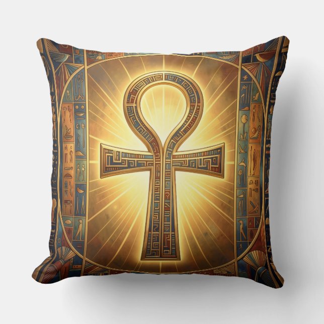Almofada Ankh Symbol Meaning – Key of Life´7 (Frente)