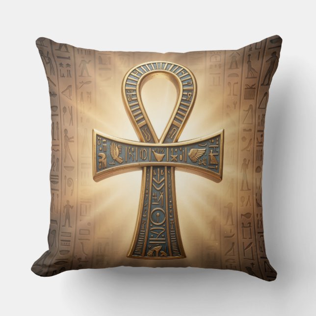 Almofada Ankh Symbol Meaning – Key of Life´9 (Frente)
